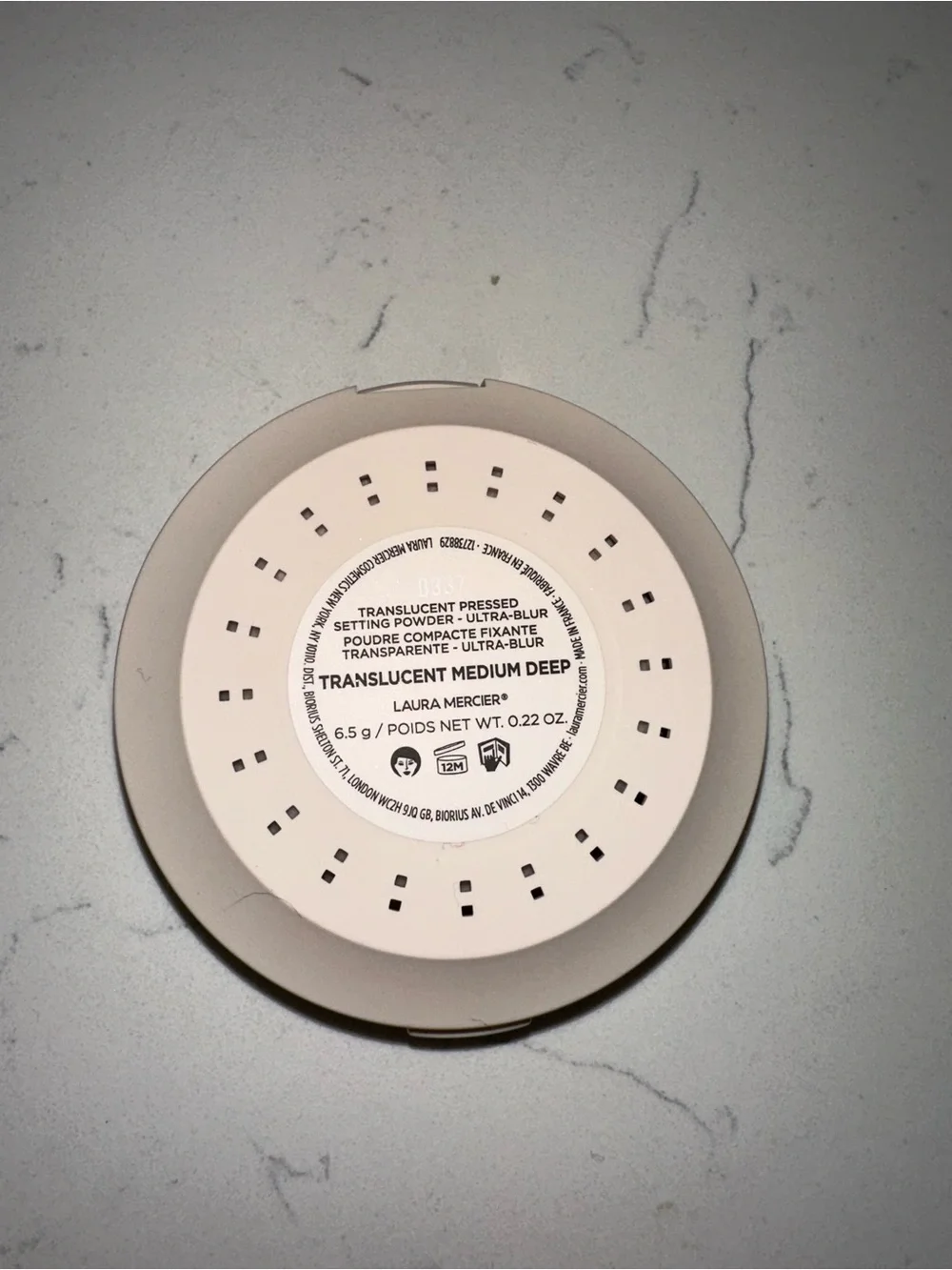 Laura Mercier -Trans Pressed Setting Powder Ultra Blur- # Translucent Med Deep